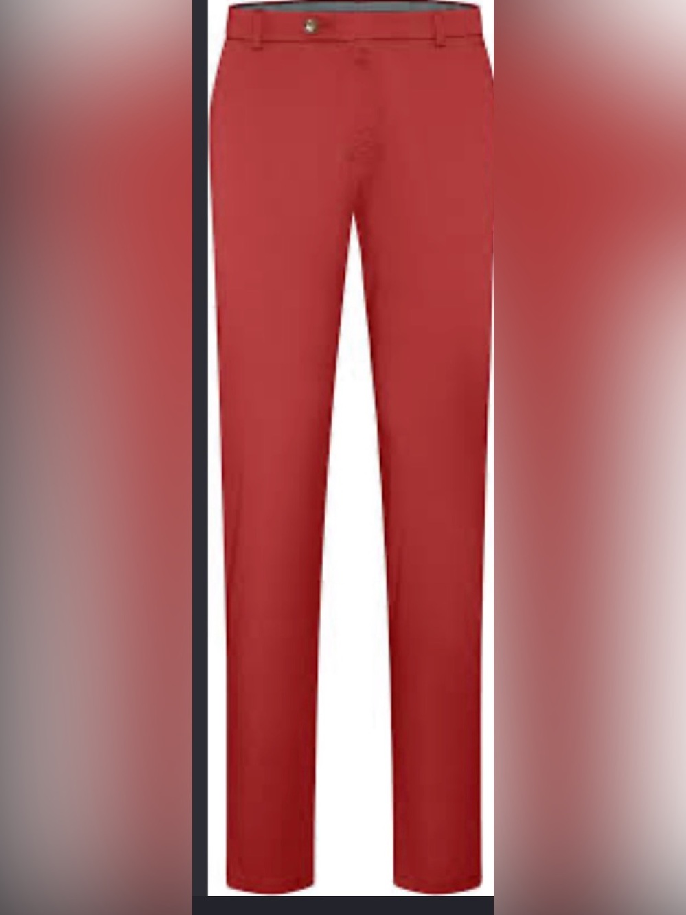 Bugatti Men's Burgundy Chinos